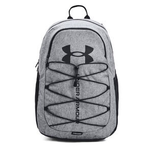Under Armour UA Hustle Sport Pitch Gray Medium Heather Black Backpack Adult bag